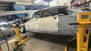 Citroën DS 23 IE 1973 PRESTIGE. EX-ELYSEES 1 ER. MINISTRE PIERRE MESSMER. RESTAURATION PARTIE 38.