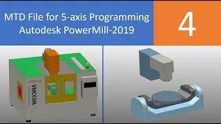 Creating MTD File for PowerMill 5 Axis Programming—Part 4 I PowerMill -5 axis Post Processor