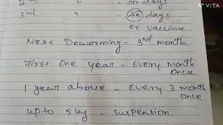 Dog deworming (விரை) full details / tamil and Malayalam/ puppies to adult dogs #veterinarymedicine