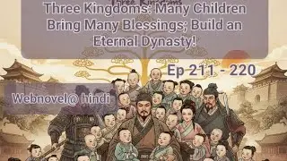 Three Kingdoms: Many Children Bring Many Blessings; Build an Eternal Dynasty! In hindi | Ep 211-220🤩