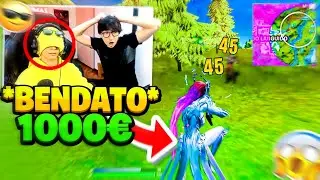 REGALO 1000€ A MIO FRATELLO SE VINCE DA BENDATO! FORTNITE ITA
