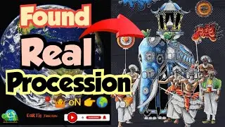 Found real Procession🐘 on Google earth and  map | Procession in Sri Lanka |Tradition in procession
