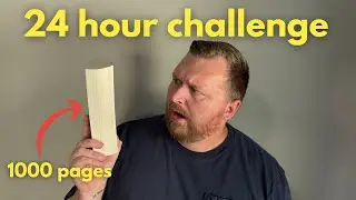 I attempted reading 1000 pages in 24 hours | Reading Vlog