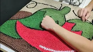 Tapete de fru fru de pimenta 🌶️🌶️