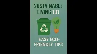 Sustainable Living 101: Easy Eco-Friendly Tips! #sustainability #karthikeyaGSI #GSI