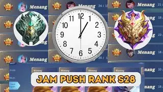 TIPS WINSTREAK❗ JAM PUSH RANK DAN KODE TERBAIK SEASON 28 | Mobile Legends Indonesia