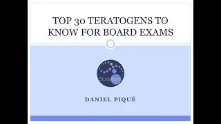 Top 30 teratogens to know for board exams
