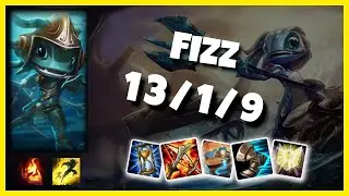 Korean Challenger Fizz Mid (13/1/9) Gameplay Replay - Patch 10.18