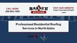 Professional Residential Roofing Services in North Idaho