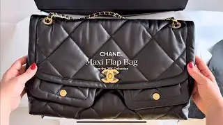 Chanel Maxi Flap Bag from the 25K Collection  @studio.grande 