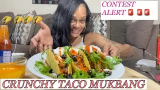 LET ME AND AGNES SPONSOR YOUR NEXT MUKBANG!!!!... CRUNCHY CHEESY TACO EAT SHOW!!! BOOM BOOM BOOM