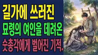 길가에 쓰러진 묘령의 여인을 데려온 가난한 총각에게 벌어진 기적 | 야담·민담·전설·설화·옛날이야기·오디오북