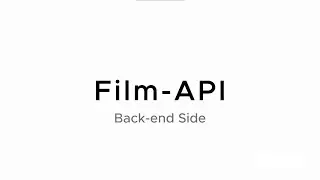 Film-API Backend Side with NestJS, TypeORM, PostgreSQL