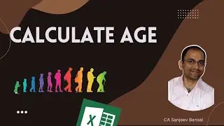 Calculate Age, special tip to calculate age in Excel by #DATEDIF #XLProfessionals