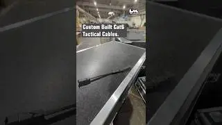 Tactical HD Shielded Cat6 Cable | Rugged, Customizable RJ45 by LM Tour Systems