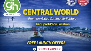 Nellore Central World Layout best Villa plots for sale nuda RERA approval layout low budget plots