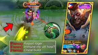 ROGER WITH CORROSION SCYTHE TOTALLY DESTROYED ENEMIES🔥 | TOP 1 WORLD RANK ROGER BROKEN BUILD | MLBB