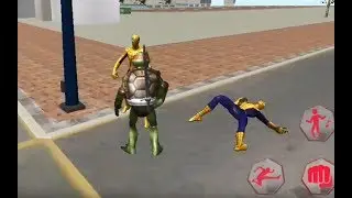 Turtle Hero Ninja 3D Superhero Fighting Games | Spider Rope Hero Vs Ninja Battle Turtle War Games