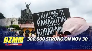 300,000 expected to join Nov 30 EDSA rally - PNP | DZMM TeleRadyo