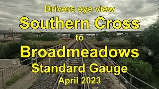 Drivers eye view, Southern Cross to Broadmeadows SG