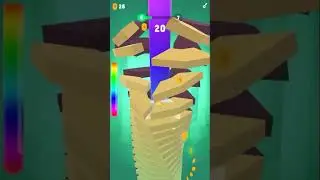 Stack Ball⚽️ 3D Gameplay😱 #shorts #youtubeshorts #viralshort