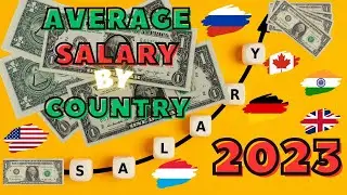 Comparison Average SALARY by country 2023