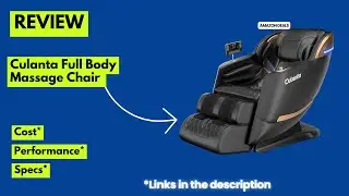 Culanta Full Body Massage Chair Review | Best Zero Gravity SL-Track Shiatsu Massage Chair