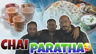 Chai  Paratha sardi ki sham matka vlog