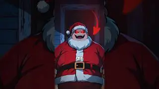 Santa's Knock at Midnight... Don't Open #horror #evilsanta