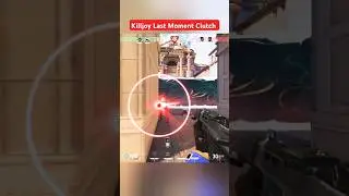 Killjoy Clutch In Last Moment 😎🤠 | Valorant Best Clutch Moments #shorts #gaming #clutch