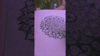 Mandala Art#mandalas#artist#indian#work#pen#black#shouldImakemore#dropacomment❤🎨