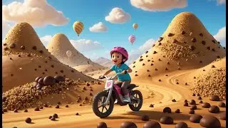 Voroom Voroom! The Candy Bike Ride | Sweet Bike Adventure Song for Kids | Fun Candy Ride Rhyme