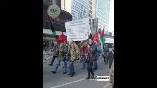 Unite Union in Manchester Pro-Palestine Demonstration UK
