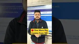 🔴 One More Big Update from SBI 🤔📢 #sbiclerkmains #sbi #sbiclerk #sbiclerkresult