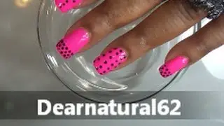 Нейл-арт в ярко-розовых тонах | Dearnatural62