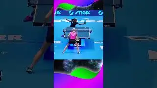 Deadly Backhand Topspin Bernadette Szőcs #탁구 #卓球 #乒乓球 #pingpong #tabletennis #sports #shorts