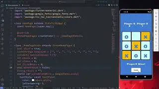Flutter tic tac toe app game
