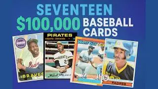 17 Least Popular $100,000 Baseball Cards - Most Valuable but Rarely Desired