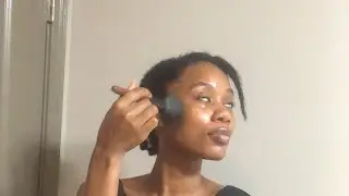 just a little makeup and 4c hair trending topics