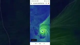 nivar cyclone in bay of bengal ( satellite view)
