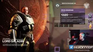 Big Iron Banner Token + Engram Opening! *God Roll Farming*