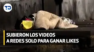 Young people throw fireworks at homeless people | VIDEO