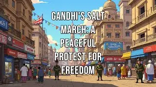 🧂 Gandhi&rsquo;s Salt March (1930) | Animated History for Kids