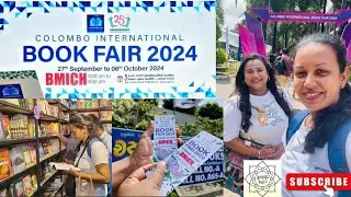 Bookfair 2024 BMICH 📚 පොත් ප්‍රදර්ශනය වටේ රවුමක් #bmich #bookfair #bookfair2024 #sinhala #vlogger