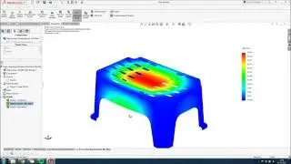 Injection Moulded Step Made in SolidWorks