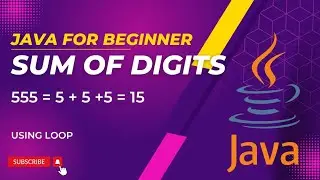 Java Program to Find the Sum of Digits of a Given Number I ICSE Java While Loop Questions 