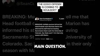 THE GOGO OFFENSE IS COMING TO DEION&rsquo;S COLORADO! #cfb #cfbnews #spreadoption #big12 #colorado