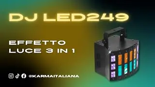 DJ LED249 🤩 Effetto luce 4 in 1 - KARMA