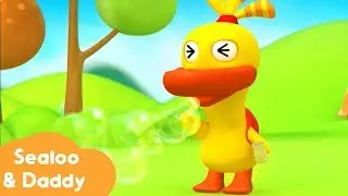 Sealoo & Daddy | Sealoo & friends have a blast playing with bubbles | Full Episode
