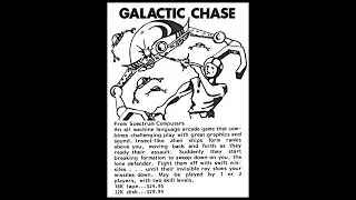 Galactic Chase   (Atari 8-bit.USA.1981..Dev. Stedek&nbsp;Software. Pub. Spectrum Computers)